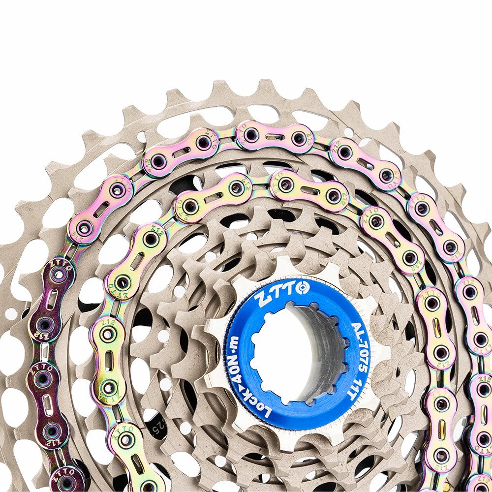 ZTTO Z12 MTB Road Bike Carbon Steel 12 Speed Chain 126 Links for Bicycle ZTTO Z12 MTB Road Bike Carbon Steel 12 Speed Chain 126 Links for Bicycle